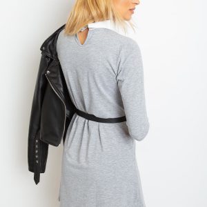 Grey Poppy Dress