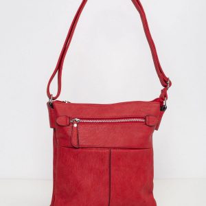 Red bag with outer pocket