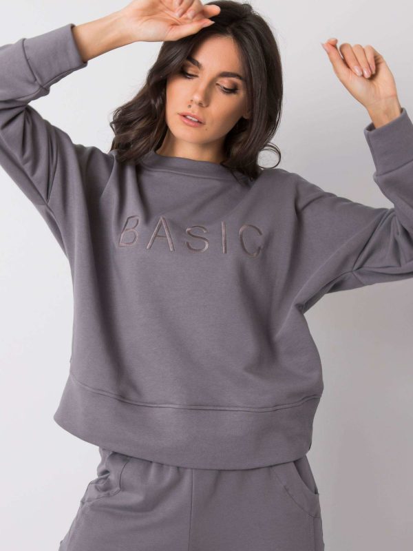 Dark Grey Sweatshirt Veronica