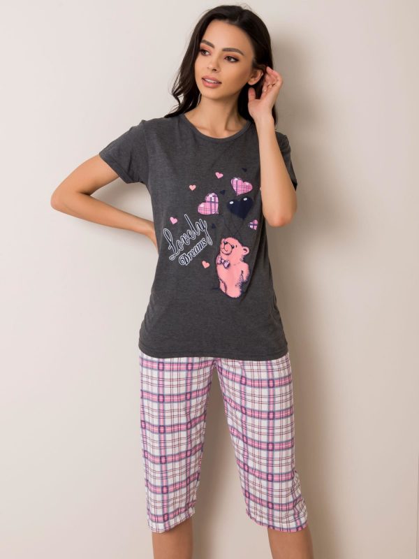 Graphite Pink Printed Women's Pyjamas