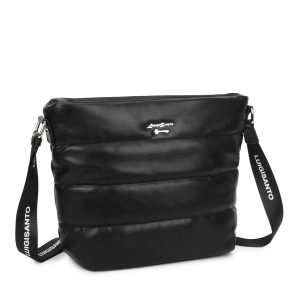 LUIGISANTO black quilted bag