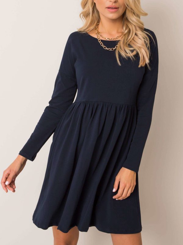 Navy blue dress Vega RUE PARIS