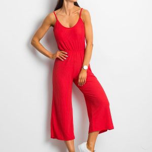 Red Steamily Jumpsuit