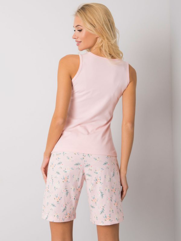 Light Pink Two Piece Pyjamas