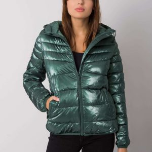 Leyre Women's Green Quilted Jacket