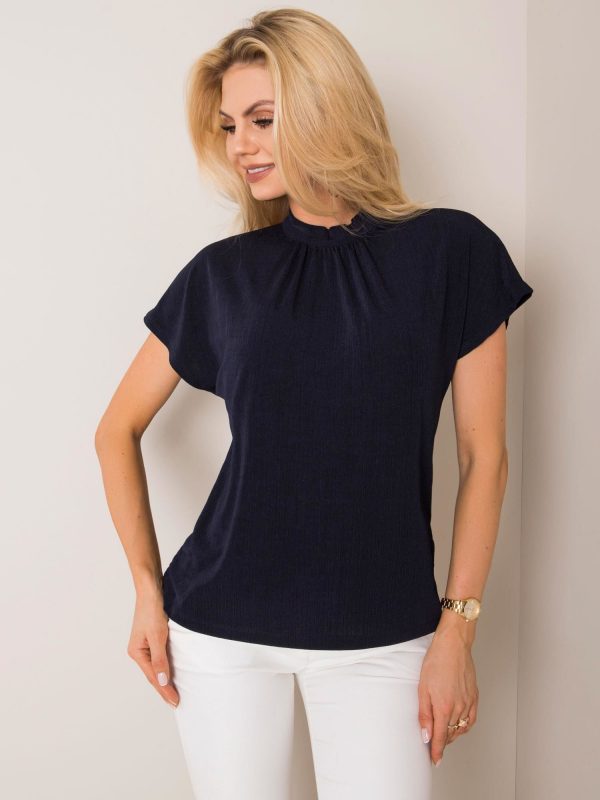 Navy blue blouse Asha RUE PARIS