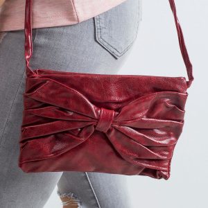 Red bag with bow