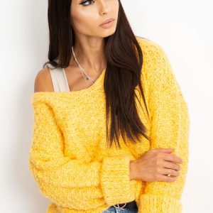 RUE PARIS Yellow Lively sweater