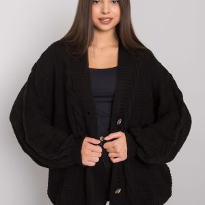 Black Middletown Pigtailed Cardigan