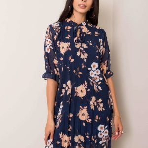 Navy blue dress Ida