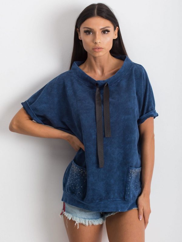 Navy blue blouse Affordability