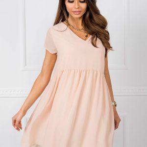 Peach dress Sarah RUE PARIS