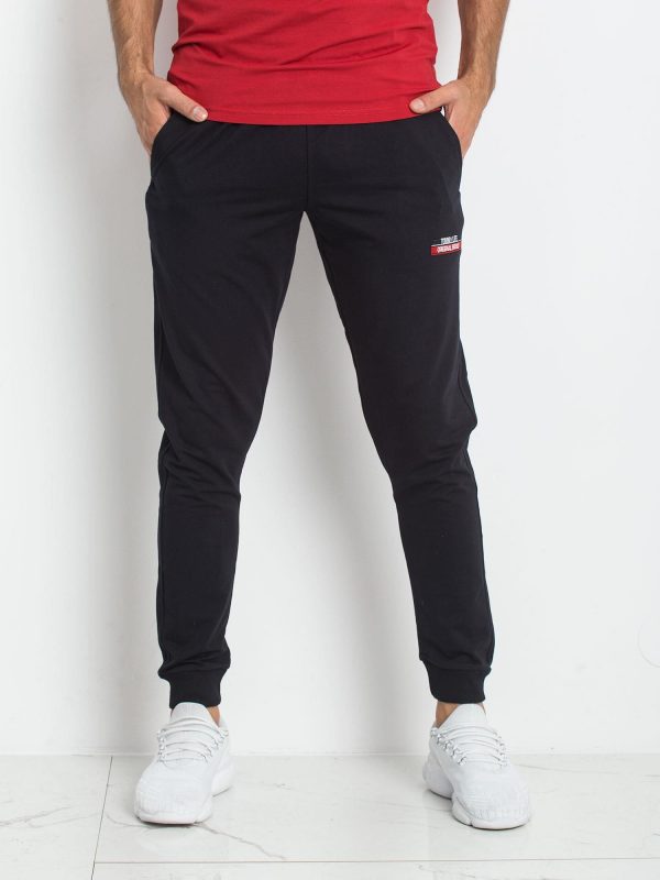 TOMMY LIFE Navy blue men's pants