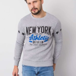 Grey sweatshirt for men Cayden