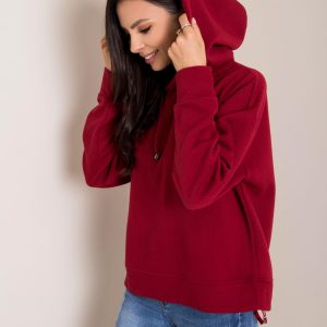 Burgundy sweatshirt Break SUBLEVEL