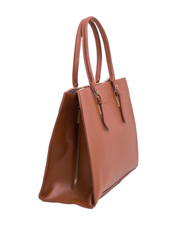 Brown Women's Bag with Handles