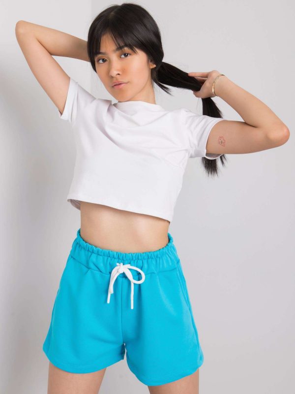 Blue casual shorts Reya RUE PARIS