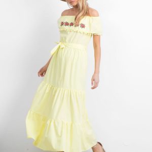 Corsica yellow dress