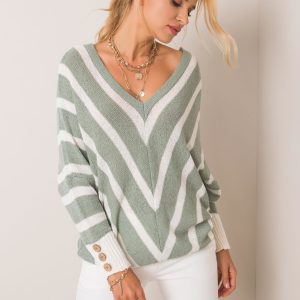 Louisa RUE PARIS mint sweater