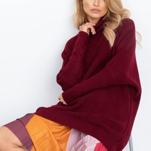 RUE PARIS Patience Burgundy sweater