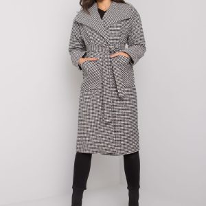 Black and White Dartmouth Stripe Coat