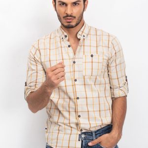 Beige Men's Riwised Shirt