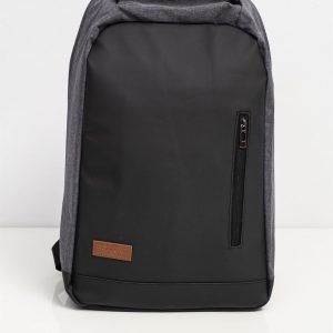 Gray Laptop Backpack