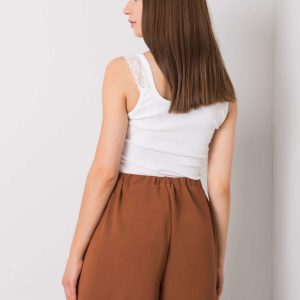 Brown Zoey Casual Shorts