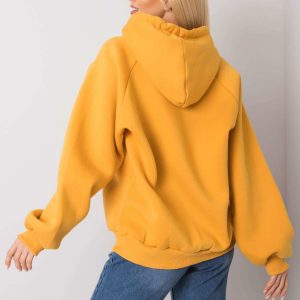 Debby Dark Yellow Insulated Hoodie