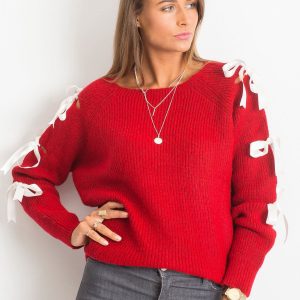 RUE PARIS Dark red Hailee sweater