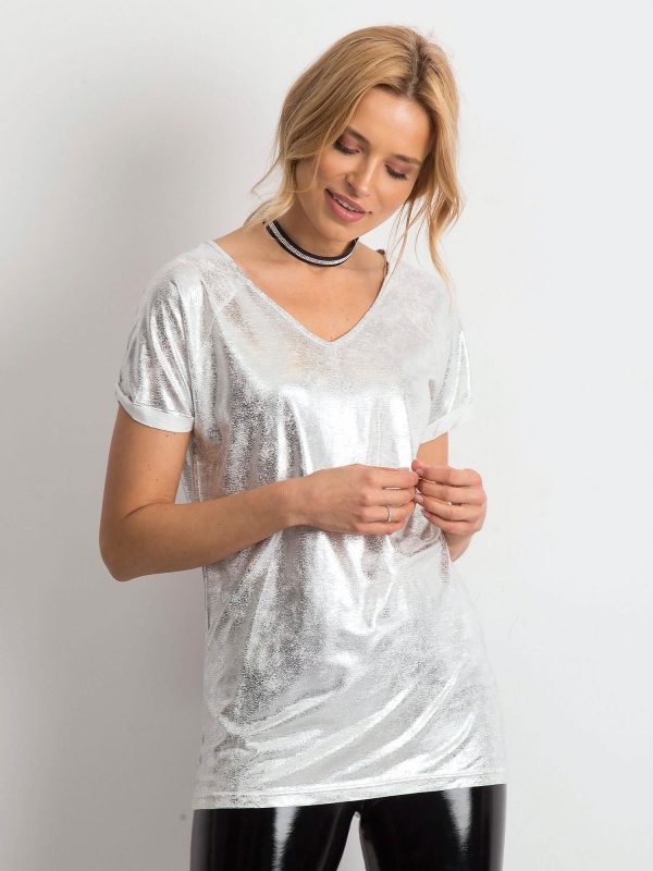 Silver t-shirt Sparkling