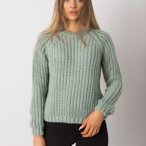 Women's pistachio knitted sweater Grinnell RUE PARIS