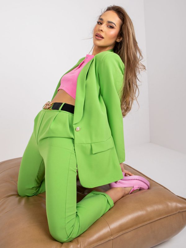 Guerrero Lining Women's Light Green Blazer