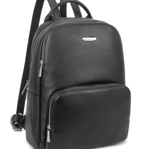 Black classic backpack LUIGISANTO