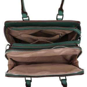 Dark green LUIGISANTO Urban Bag