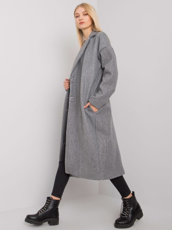 Waterville Women's Grey Long Coat