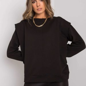 Black Sabra Cotton Sweatshirt