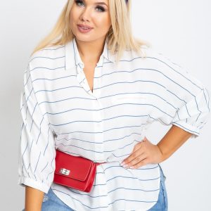 White Plus Size Jelly Shirt