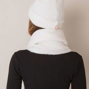 White set hat and scarf RUE PARIS