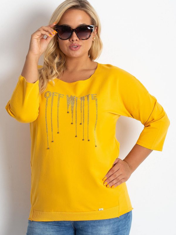 Yellow plus size blouse Stories