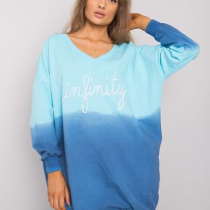 Blue hooded sweatshirt Abriella