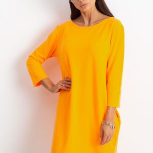 Fluo orange dress Distinguished