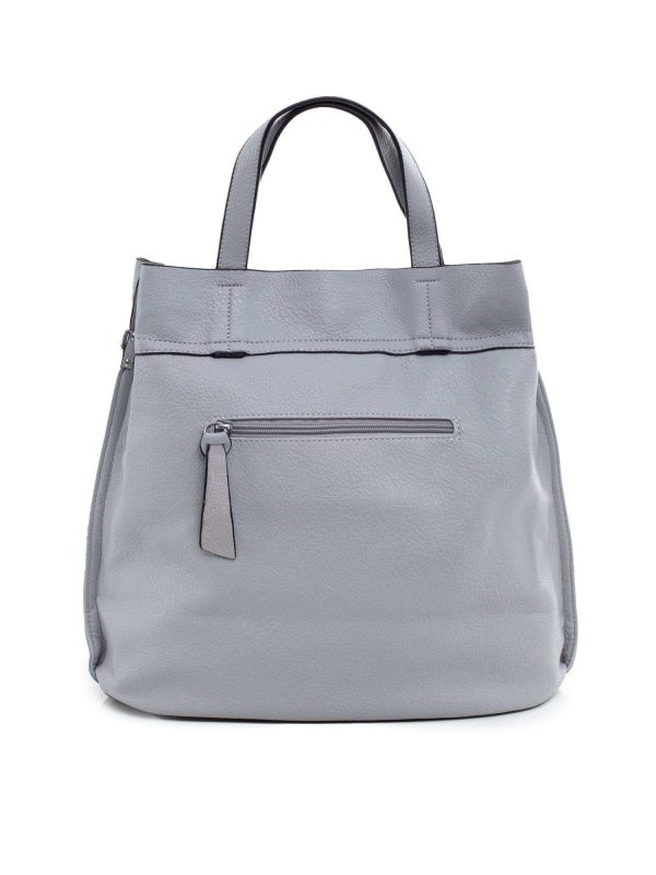 Grey Shoulder Bag