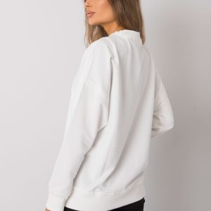 Ecru print sweatshirt Carissa