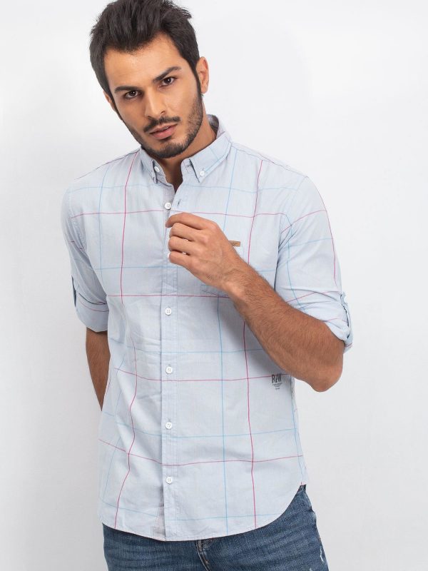 Sauvage Men's Light Blue Shirt