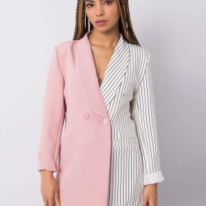 White and pink Ayra blazer