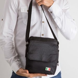 Men's Black Flip Bag