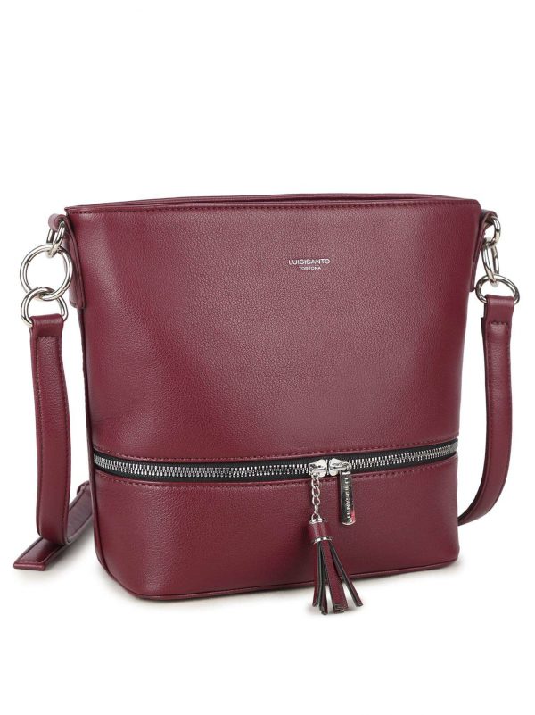 Maroon bag LUIGISANTO