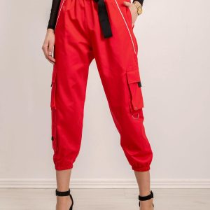 BSL Red Loose Trousers