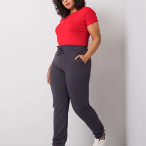 Beatriz Plus Size Graphite Sweatpants